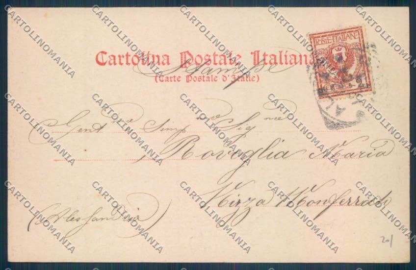 Cuneo Alba cartolina ZB2010 – retro