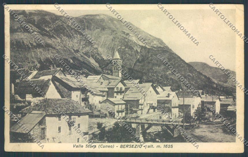 Cuneo Argentera Bersezio cartolina ZB2027 – fronte