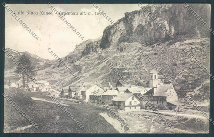 Cuneo Argentera cartolina ZB2029 – fronte