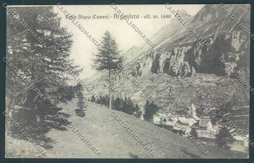 Cuneo Argentera cartolina ZB2031 – fronte