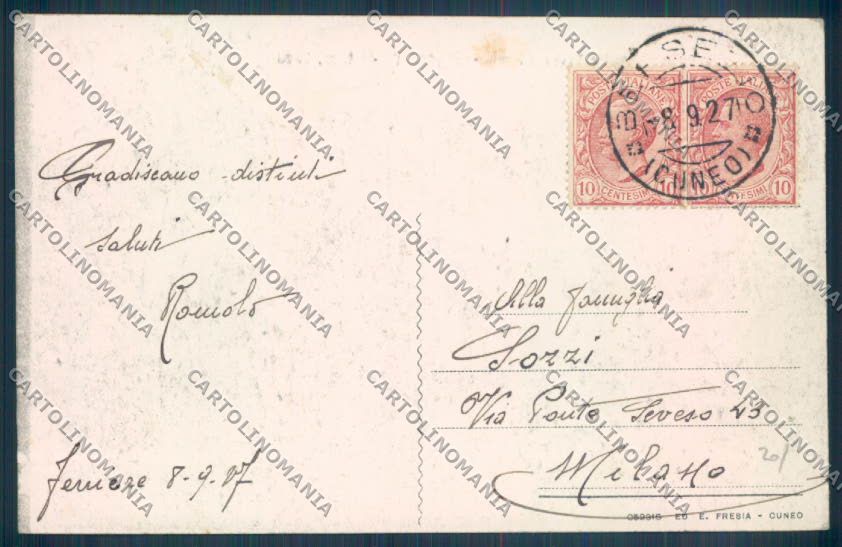 Cuneo Argentera cartolina ZB2031 – retro