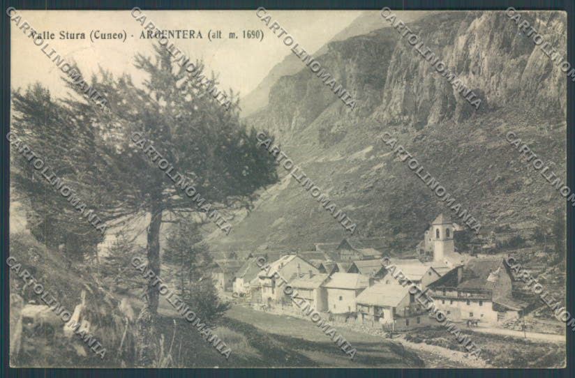 Cuneo Argentera cartolina ZB2032 – fronte