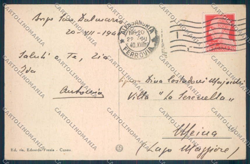 Cuneo Borgo San Dalmazzo cartolina ZB2048 – retro
