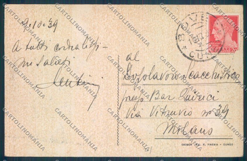 Cuneo Boves cartolina ZB2055 – retro