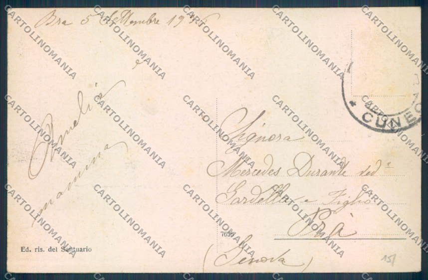 Cuneo Bra cartolina ZB2063 – retro