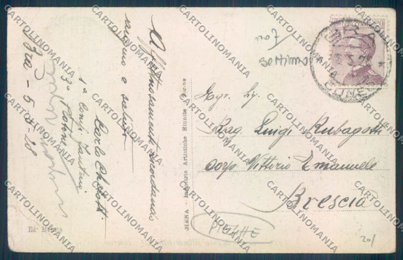 Cuneo Bra PIEGHE cartolina ZB2072 – retro