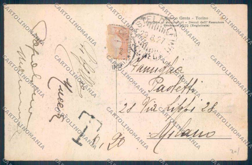 Cuneo Bellino Genta cartolina ZB2085 – retro