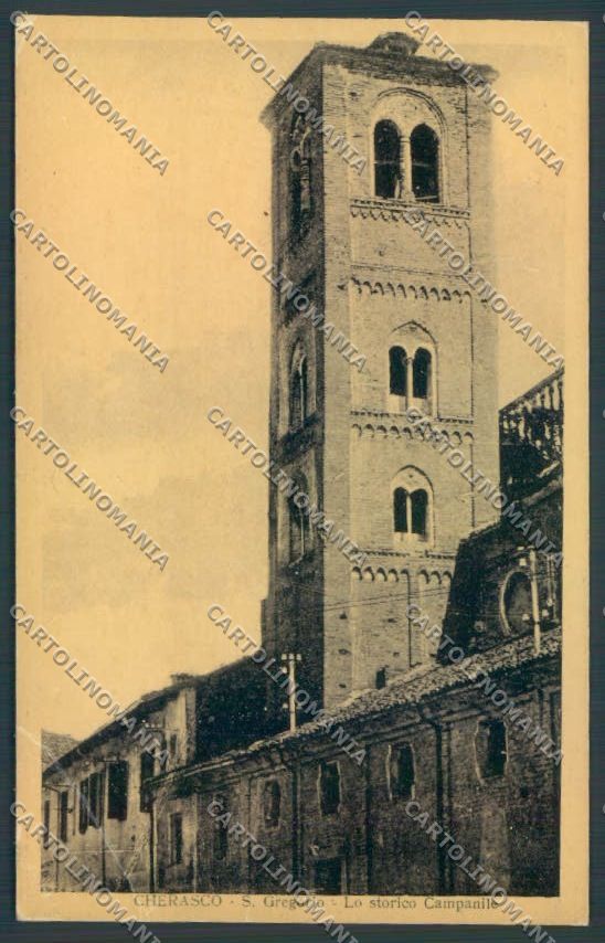 Cuneo Cherasco PIEGA cartolina ZB2098 – fronte