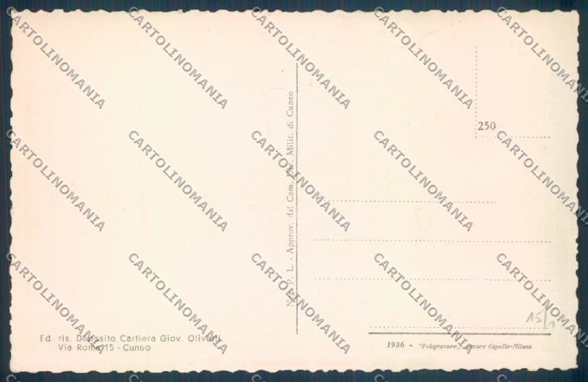 Cuneo Chiusa di Pesio Colonia cartolina ZB2120 – retro