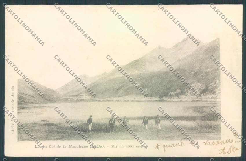 Cuneo Argentera Lago Maddalena cartolina ZB2127 – fronte