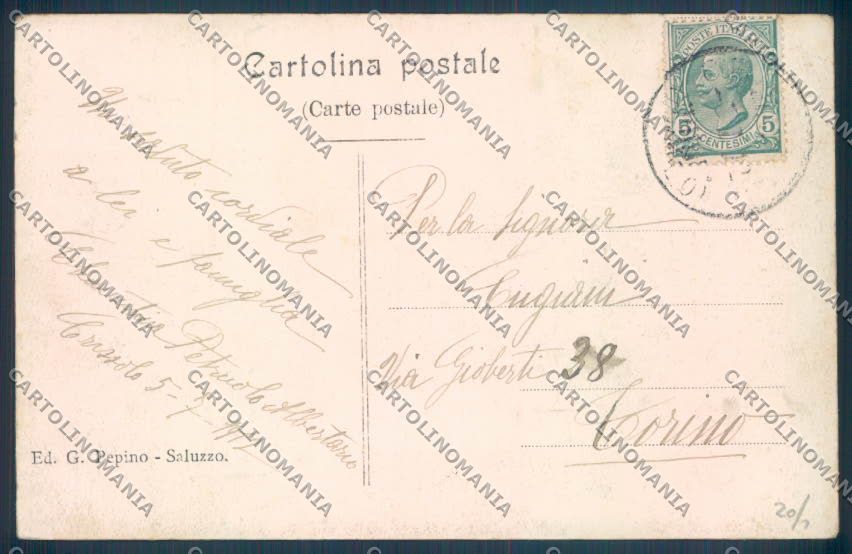 Cuneo Crissolo cartolina ZB2138 – retro
