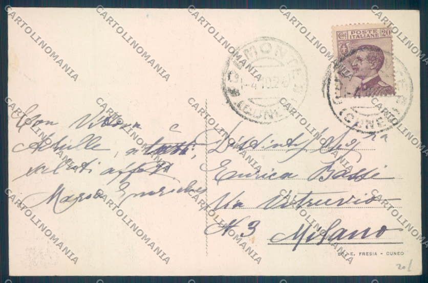 Cuneo Demonte cartolina ZB2148 – retro