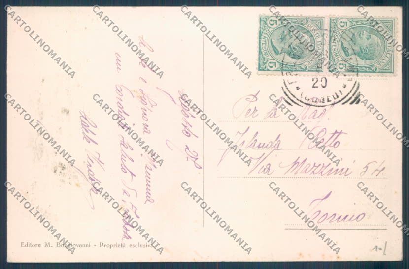 Cuneo Frabosa Soprana cartolina ZB2157 – retro