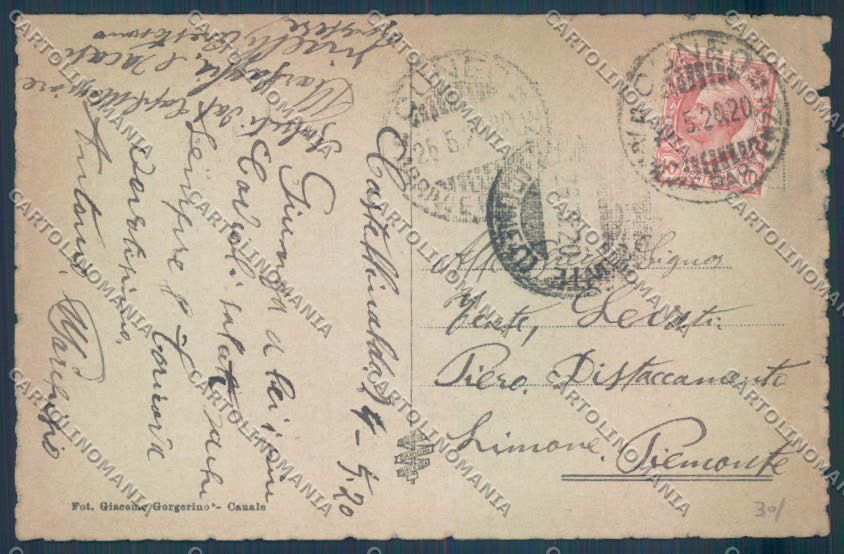 Cuneo Castellinaldo cartolina ZB2173 – retro