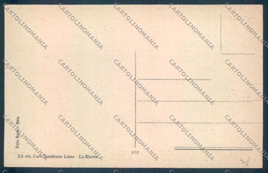 Cuneo La Morra cartolina ZB2178 – retro
