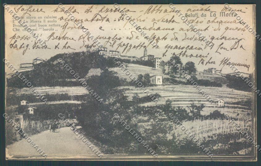 Cuneo La Morra cartolina ZB2187 – fronte