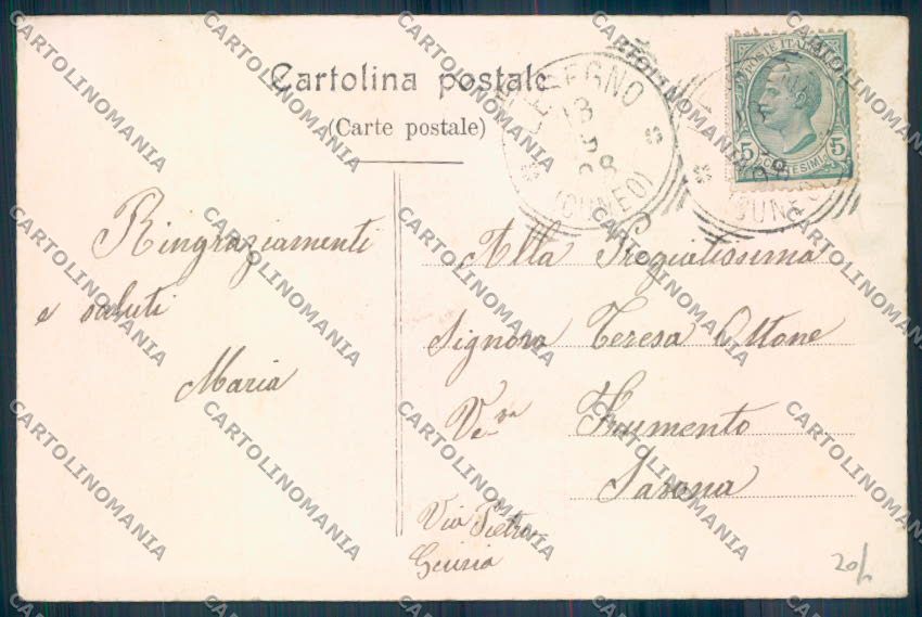 Cuneo Lesegno cartolina ZB2191 – retro