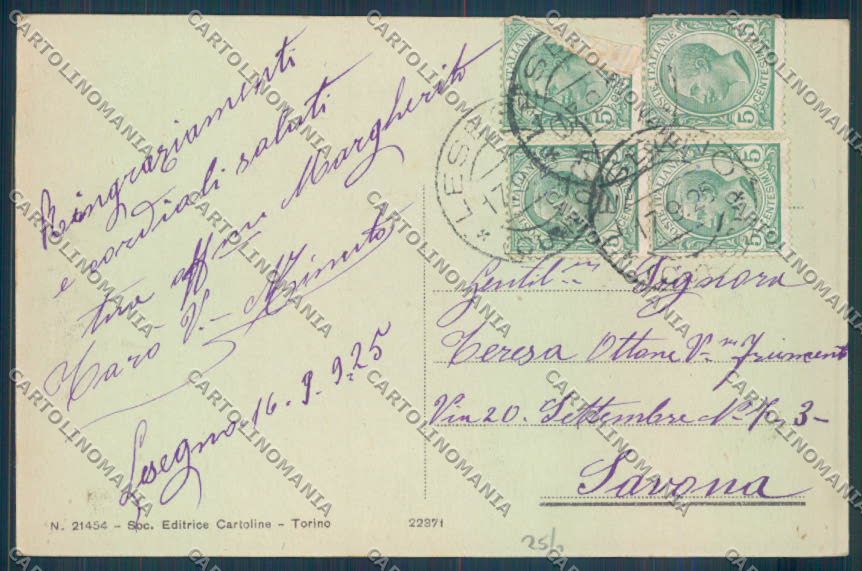 Cuneo Lesegno cartolina ZB2199 – retro