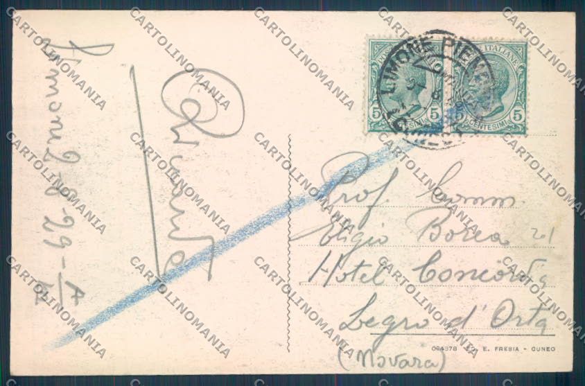 Cuneo Limone Piemonte cartolina ZB2205 – retro