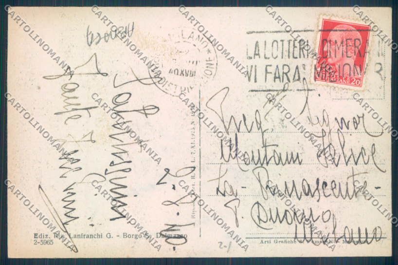 Cuneo Limone Piemonte Limonetto ABRASA cartolina ZB2208 – retro