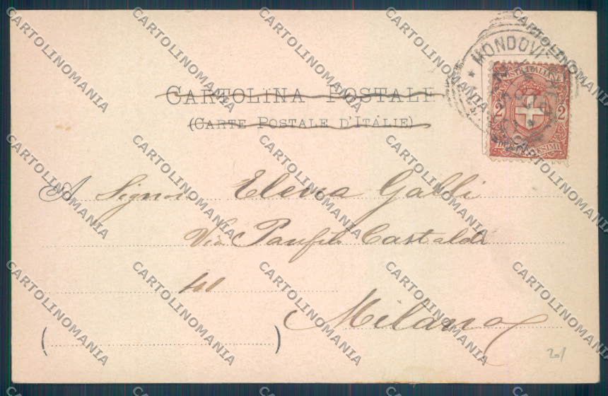 Cuneo Mondovì cartolina ZB2214 – retro