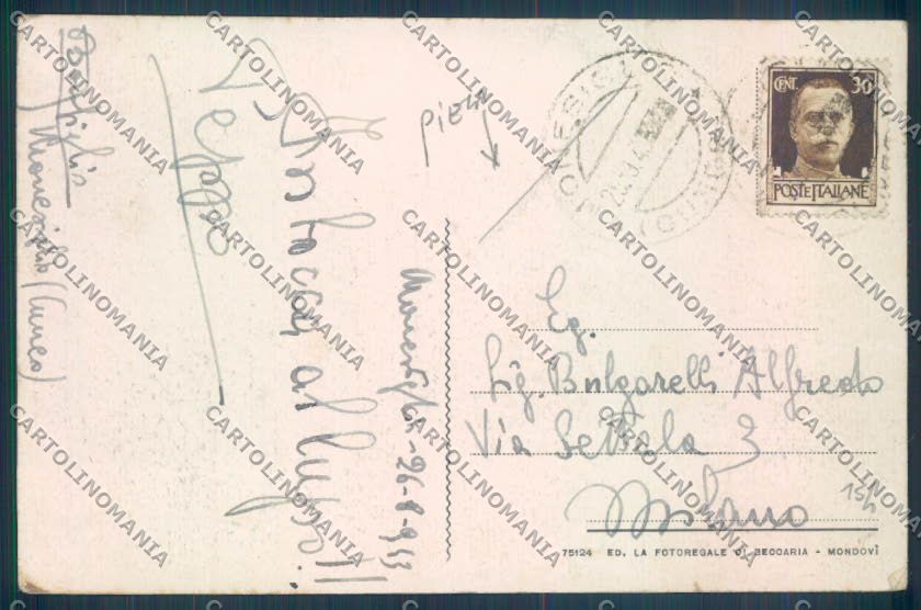 Cuneo Monesiglio PIEGA cartolina ZB2216 – retro