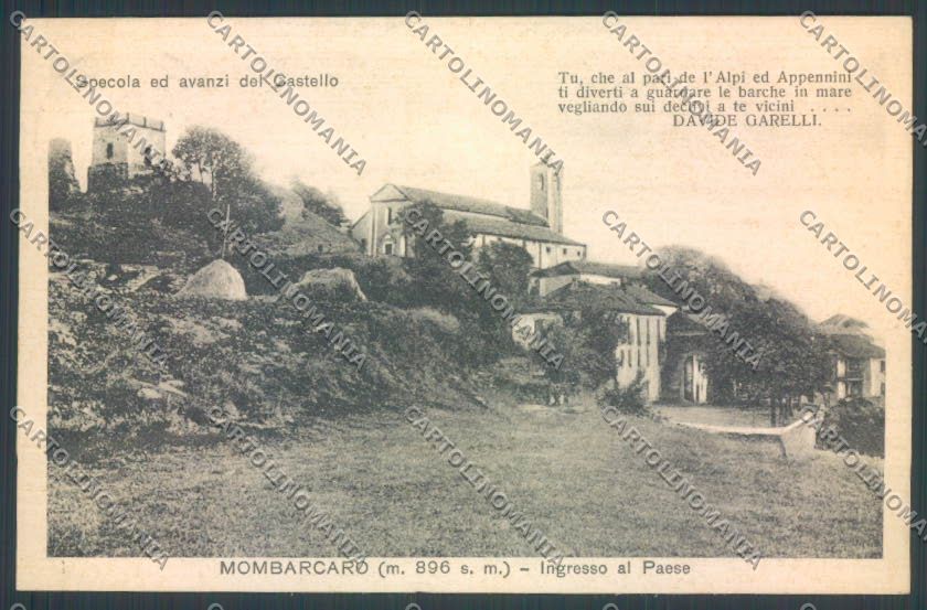 Cuneo Mombarcaro cartolina ZB2219 – fronte