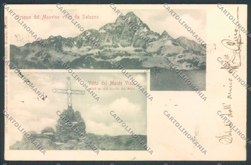 Cuneo Monviso ABRASA cartolina ZB2226 – fronte