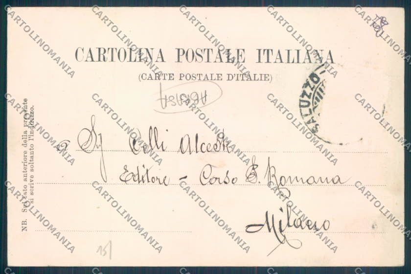 Cuneo Monviso ABRASA cartolina ZB2226 – retro