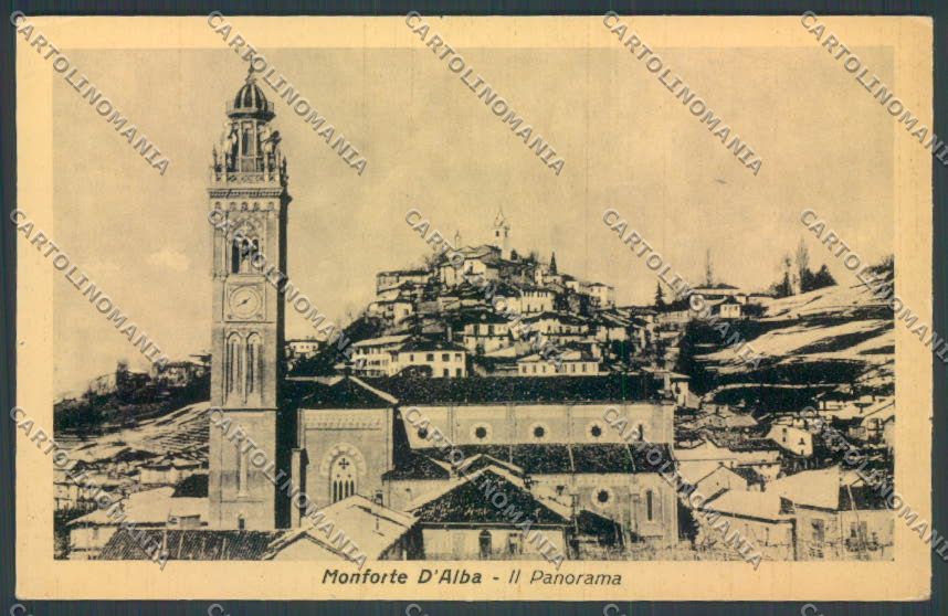 Cuneo Monforte d'Alba cartolina ZB2233 – fronte
