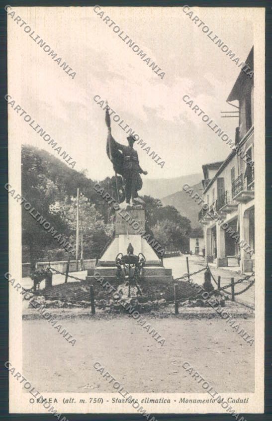 Cuneo Ormea cartolina ZB2240 – fronte