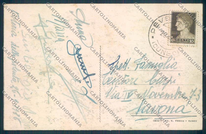 Cuneo Peveragno cartolina ZB2260 – retro