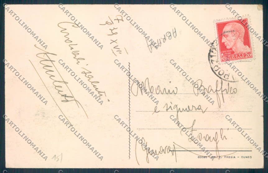 Cuneo Pietraporzio ABRASA cartolina ZB2286 – retro