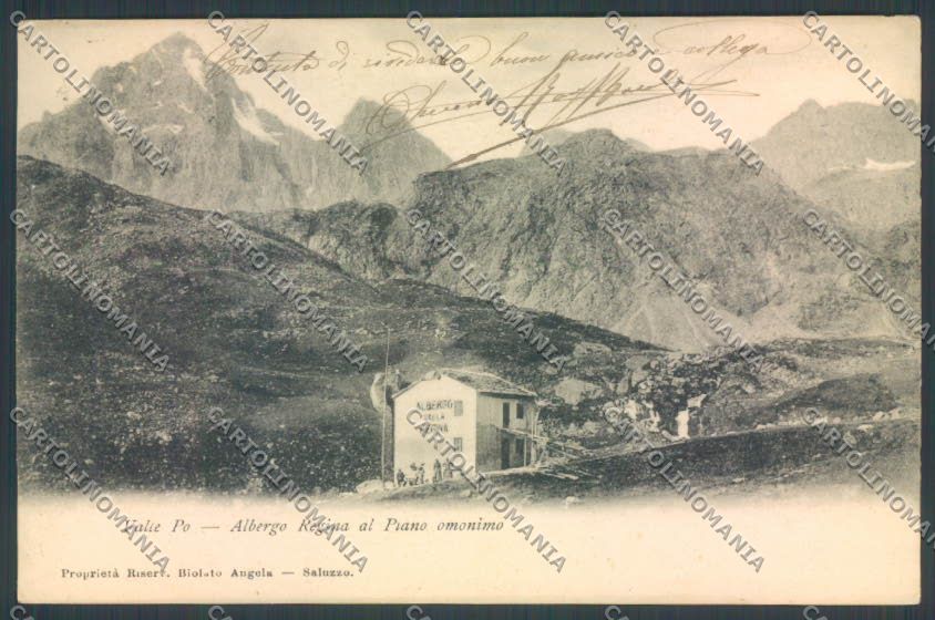 Cuneo Crissolo Valle Po Albergo Regina cartolina ZB2288 – fronte