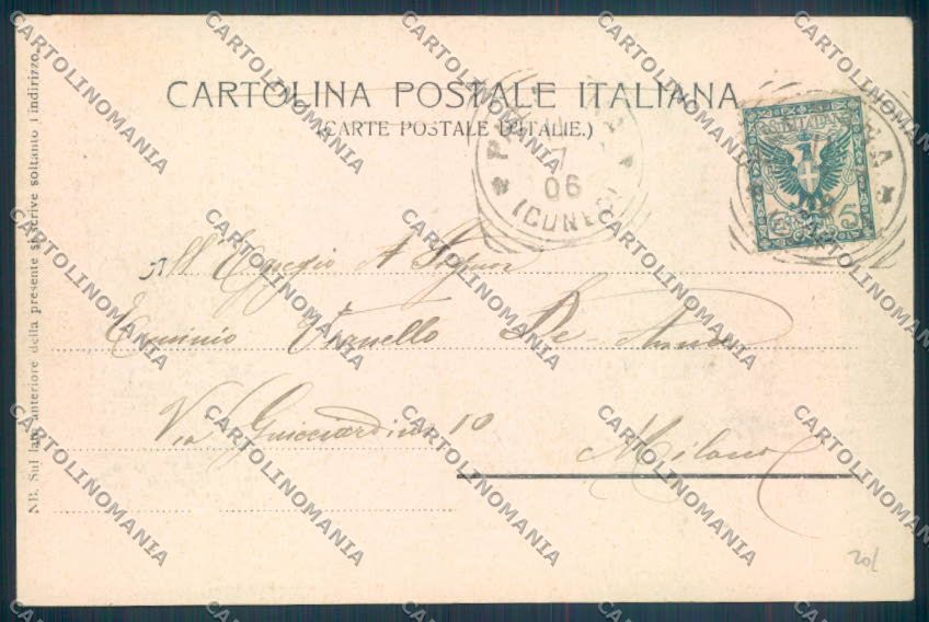 Cuneo Crissolo Valle Po Albergo Regina cartolina ZB2288 – retro