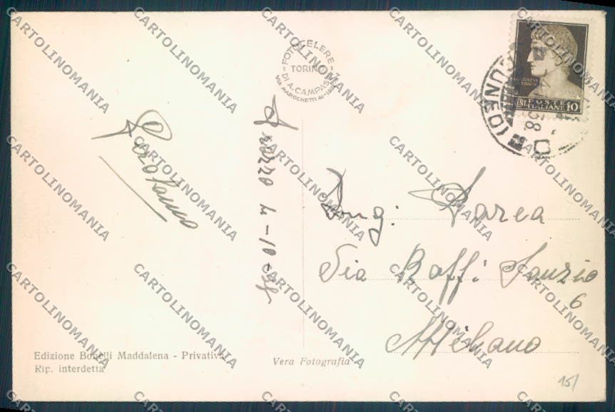 Cuneo Prazzo Foto cartolina ZB2294 – retro