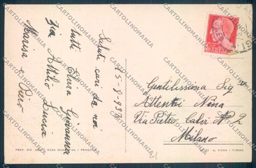 Cuneo Racconigi cartolina ZB2306 – retro