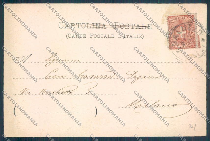 Cuneo Saluzzo cartolina ZB2335 – retro