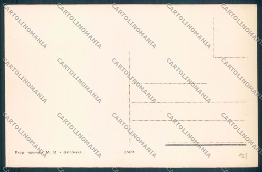 Cuneo Sampeyre cartolina ZB2345 – retro