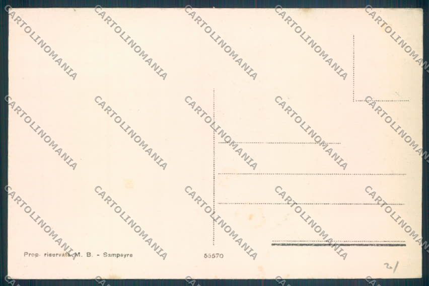 Cuneo Sampeyre cartolina ZB2348 – retro