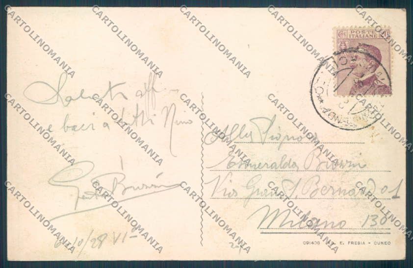 Cuneo Tenda San Dalmazzo cartolina ZB2359 – retro