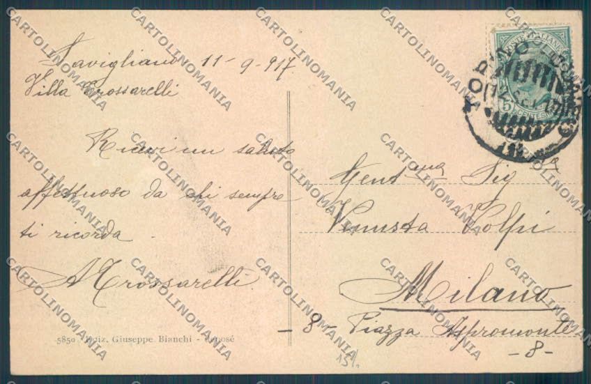 Cuneo Savigliano cartolina ZB2370 – retro