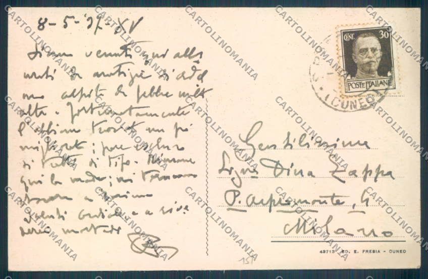 Cuneo Trinità San Bartolomeo cartolina ZB2386 – retro