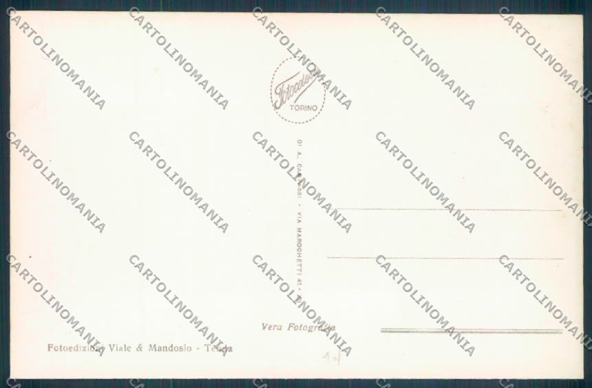 Cuneo Tenda Foto cartolina ZB2401 – retro