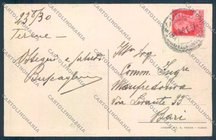 Cuneo Vinadio cartolina ZB2414 – retro