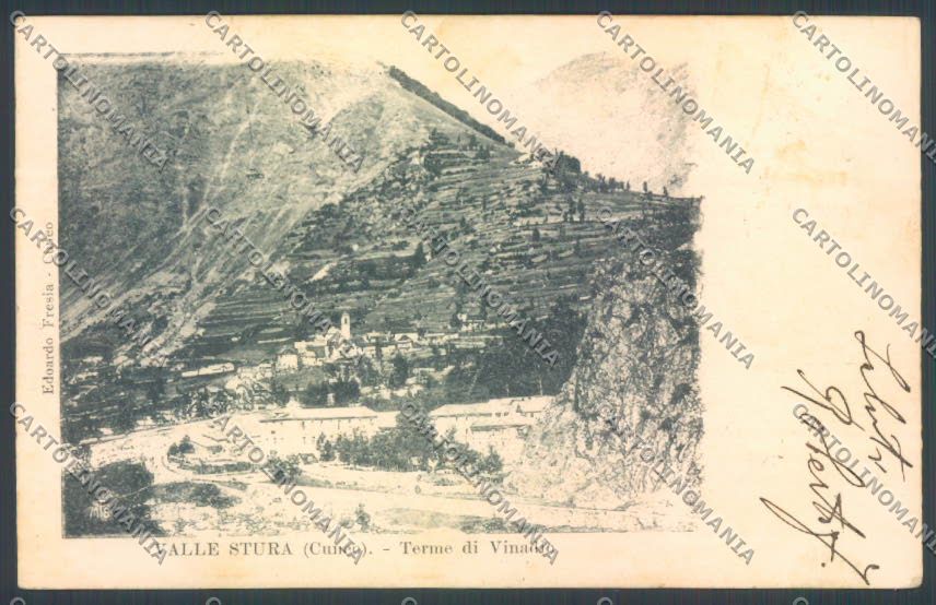 Cuneo Vinadio cartolina ZB2418 – fronte