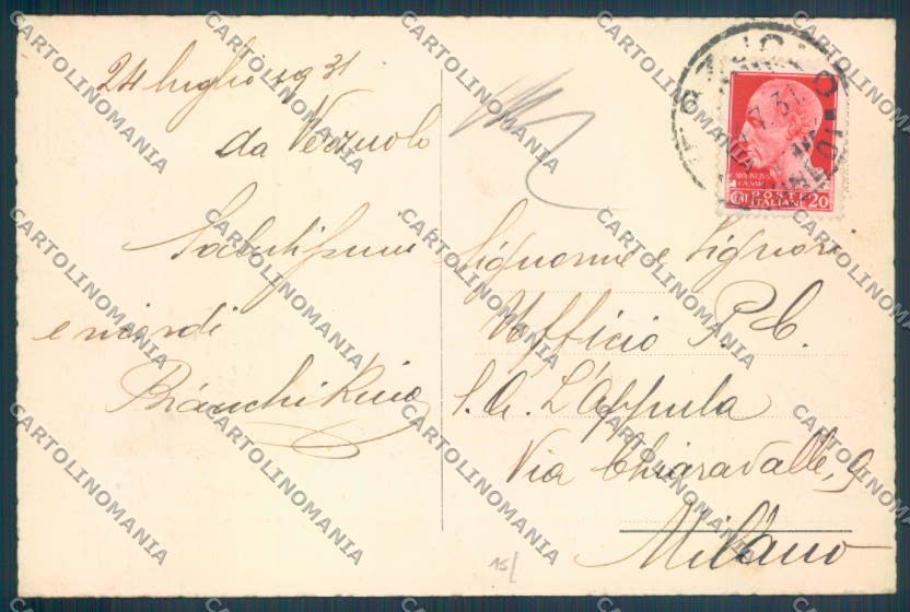Cuneo Verzuolo cartolina ZB2428 – retro