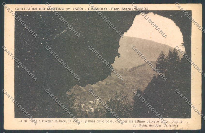 Cuneo Crissolo PIEGATA cartolina ZB2438 – fronte