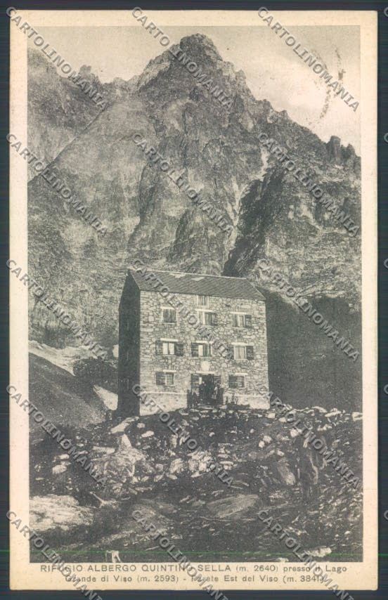 Cuneo Monviso Rifugio Sella cartolina ZB2445 – fronte