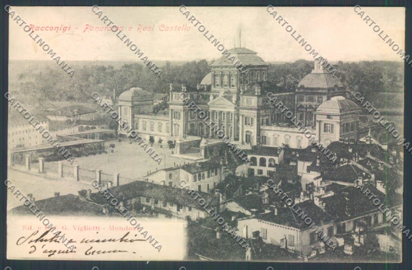 Cuneo Racconigi cartolina ZB2452 – fronte